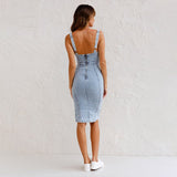 Mona - Vestido Camisola Jeans