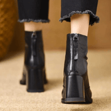Claudia | Botins de Luxo com Tacão Médio