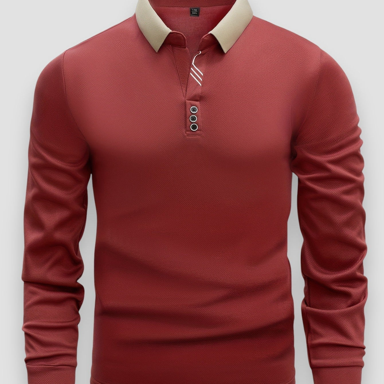 MÓNACO | POLO DE MANGAS LONGAS PARA HOMEM