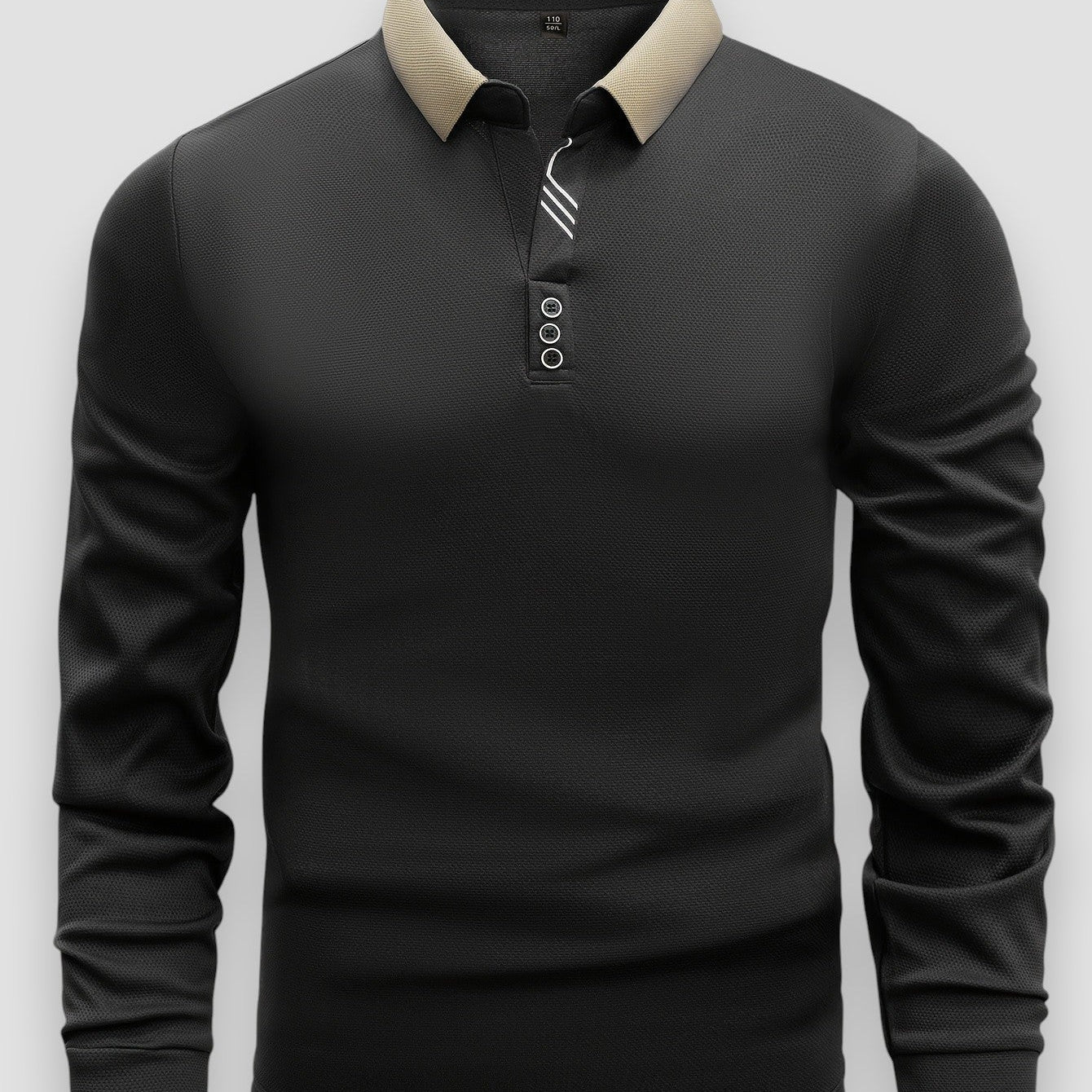 MÓNACO | POLO DE MANGAS LONGAS PARA HOMEM