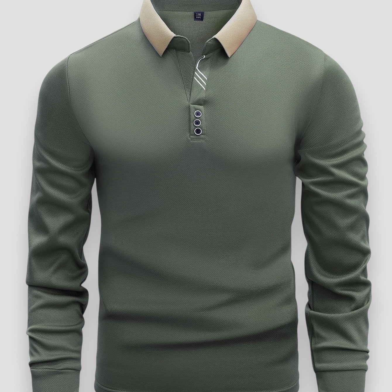 MÓNACO | POLO DE MANGAS LONGAS PARA HOMEM