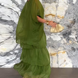 Lara - Vestido artístico folgado para Mulher